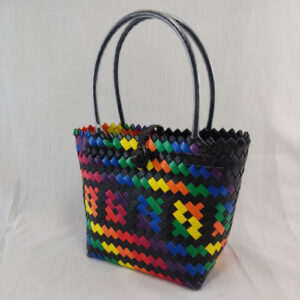 Mini Bag: Black & Rainbow