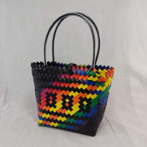 Mini Bag: Black & Rainbow