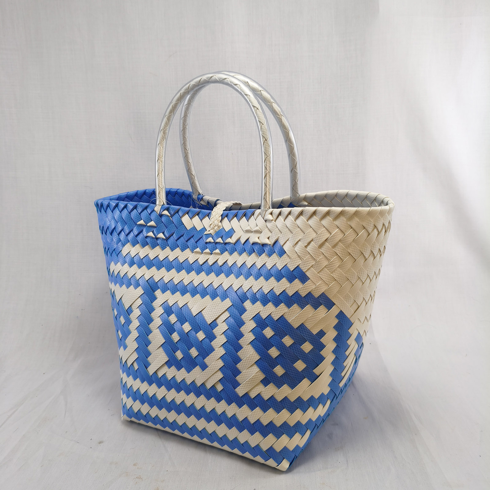 Tote Bag: French Blue & White - Image 2